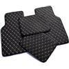 REIJAX Tappetini Auto, per Ho-nda HRV 2023-2024 LHD Impermeabile Antiscivolo Moquette Protezione Auto in Pelle Fodera Accessori per Interni,C