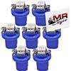 MR-Style Set di adesivi e 7 luci LED ad alta potenza (blu) compatibili con Mercedes Classe C W202 - anno di costruzione 93 - 97, kit di conversione per illuminazione strumenti