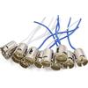 A ABSOPRO BA15s Freccia Segnale Luce Lampadina Filo Cablaggio Presa Connettore Set 12