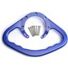 Zilimontt Maniglia per serbatoio carburante moto, barra di presa per passeggero, impugnatura per passeggero, bracciolo in lega di alluminio CNC per CBR600RR CBR900RR CBR1000RR CB1000R CB600F (blu)