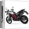 MOTOTOPGUN arrow 72612AKN scarico omologato maxi race-tech alluminio nero fondello carby compatibile con bmw f800 f-800 gs 2017 2018 mototopgun