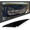 PSLER Faro Sopracciglio Palpebra Punta Superiore Trim Decorazione Copertura Visiera Decorazione Adesivo Mean Mug Lunetta per Road Glide Limited FLTRK FLTRXSE Ultra FLTRU FLTRX Speciale FLTRXS CVO Road