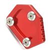 KSXZW Cavalletto laterale Piastra Di Supporto Estensione Cavalletto Laterale Per Honda NC 750 X/DCT 2014-2015 Accessori Motorocyle(Red)