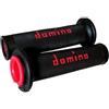 FAR DOMINO TOMASELLI MANOPOLE RACING FORATE SUPER SOFT BICOLORE NERO ROSSO MOTO