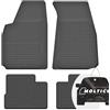moto-MOLTICO Tappetini Auto in Gomma con un Bordo Set 4 Pezzi Tappetini per Auto Impermeabile Set di Tappeti Adatti per Peugeot 1007 2005-2009