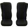 PHIMIITA DAF 106XF - Coprisedili per camion, 2 pezzi, colore: nero e blu