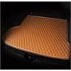 NYSQOFMB Tappeti Bagagliaio Per Maserati Per Ghibli 2014 2015 2016 2017 2018 Berlina 4 Porte Tappetino Bagagliaio Auto In Pelle Tappetino Accessori Auto Tappetino Bagagliaio(Caffè)