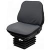 Auto Accessori Lupex - LS32 Coprisedile Trattore Universale - Seduta e Schienale in PU Trapuntata, Cuciture Rinforzate, Protezione e Comfort per Sedili Agricoli (Tessuto Grigio)