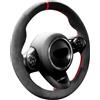 WQKRBMGU Coprivolante in alcantara cucito a mano compatibile con Mini JCW/Clubman JCW/Convertible JCW/Countryman JCW 2014-2023