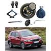 D'ANGELO 1988 Kit Ruotino di Scorta 17 compatibile con Suzuki S-Cross/Sx4 con Cric, Chiave, Vite, Guanti e Sacca 125/80R17