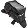 Generic UniverRsal - Borsa da serbatoio per moto, con magnete di navigazione, borsa da sella nera per moto, forte magnete, con fissaggio magnetico e tasca frontale per moto