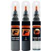 F FIRANTO FIRANTO Kit Riparazione Vernice Auto per Seat LS7H Magnetic Tech Grey - Set rimuovi Graffi per Vernice Auto 3in1-15ml Primer, Pennarello ritocchi Vernice, Vernice lucidante