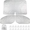 YSQIFBABD Parasole auto Per Ford Per Transit Per Custom MK8 2012-2022 Tende Termiche Interne Coprifinestrini Tende Parasole Parasole Per Parabrezza Esterno Auto Protezione solare auto