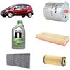 Generico Kit tagliando 4 filtri + 6 L olio Mobil 5W30 per Classe B W245 gasolio B180 CDI B200 CDI (2005-2011)
