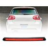 Nslumo Terza luce stop a LED per V/W Golf MK5 GTI R32 Pas/sat B6 Polo MK4 GTI Lente nera posteriore centrale Luce stop alta montaggio CHMSL 3a luce freno addizionale di alto livello