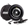 AIWAYS KIT RUOTINO DI SCORTA 16 compatibile con LANCIA Delta De 844 dall'anno 2008 - Accessori Inclusi (Crick/Chiave/Sacca)