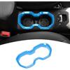 PDKLIN Supporto anteriore per portabicchieri compatibile con Jeep Renegade 2016-2023, accessori interni ABS, azzurro