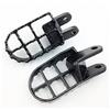 HASkulle Pedane MX nere canna di fucile Compatibili con CR80R CR80R Expert CR85R CR85R Expert XR250R XR400R XR600R XR650L XR650R