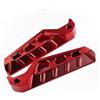 MAMXVKVZEU Pedali Per Zontes G1 125 ZT125 G1 ZT125U ZT 125 U ZT 310X ZT310R 2023 Accessori Per Moto Pedane Poggiapiedi Passeggero Posteriore(ROSSO)
