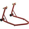 A-Pro Cavalletto Alza Moto Regolabile Solleva Anteriore Perno 2 Ruote Rosso