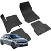 W-Parts SERIE 4 TAPPETI - TAPPETINI IN GOMMA 3D TPE NERI PER OPEL Corsa F dal 2024 in poi - Solo Versione Ibrida