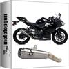 MOTOTOPGUN arrow 71874PRI scarico omologato pro-race nichrom compatibile con kawasaki ninja 400 2018 2019 2020 2021 mototopgun