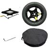 D'ANGELO 1988 RUOTINO DI SCORTA 18 LEGA PER ALFA ROMEO TONALE, PER JEEP COMPASS, RENEGADE CON CRIC CHIAVE E SACCA 145/80R18