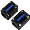 NAWENSON Blocchi paraurti moto, 22mm 25mm protezioni crash bar per NC700X, Africa Twin CRF1000L, 1290 Super Adventure, Tiger Explorer 1200, R1200GS, F800GS, Multistrada 950 (Blu)