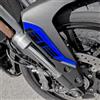 Resin Bike Adesivi Moto Compatibile con Suzuki V-Strom 800 SE 2023-2024 Blu. Protezione Parafango e Parasteli da Urti e Graffi. Adesivi Resinati con Effetto 3D Made in Italy