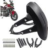 Générique Parafango posteriore universale per moto - copriruota | paraspruzzi, per la protezione dallo sporco, adatto per pneumatici da 10 a 18 pollici moto, scooter, turismo, guida fuoristrada,