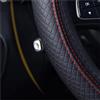 NingRuiBhd Copri Volante Protezione Copertura Per Chevrolet Per Cruze Per Spark Per Captiva Per Sail Per Corsa Coprivolante Per Auto Coprivolante In Microfibra E Pelle(Dark Red)