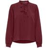 ONLY Onlnova Life Vis L/S Monica Top, Cabernet, M