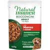 Trainer Natural e Sensitive Natural Trainer Bocconcini in salsa Adult Small & Toy - Buste Manzo e carote 100g