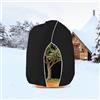 WEALSFUN Cappuccio Protezione Piante,Copertura Protezione Invernale PianteTelo Protezione Piante Sacco di Protezione Invernale per Piante in Inverno da Gelo Vento e Pioggia,160x180cm Nero