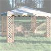 Giardini del Re 50509 Top Copertura Gazebo Maxima, Spalmato in PVC, Ecru