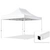 TOOLPORT Gazebo Pieghevole Giardino 3x4,5m Telo 700N Poliestere Idrorepellente Padiglione Mercati Sagre Bianco