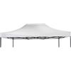 GrecoShop Tetto/Copertura impermeabile per Gazebo 3x4,5m Bianco