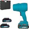 K2 STORE - Soffiatore Elettrico Portatile 48V con 2 Batterie 3000 mAh e Valigetta, Turbocompressore ad Alta Velocità (126 km/h) per Foglie e Pulizia Giardino