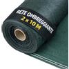 OWIJI Telo Ombreggiante Esterno Rete 90% Recinzione 2x10 m Giardino Terrazzo Balcone Tenda Parasole Oscurante Privacy Ombra UV Antistrappo Antivento Coperture Antistrappo Cancelli Ringhiere
