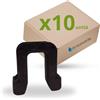 acquaverde | Set 10 Gommini di Ricambio per Scuotitore Vibrotek, Attrezzature Agricole, Ricambi Compatibili - Adatto per Raccolta Olive, Mandorle, Noci, Pistacchi, Frutta a Guscio