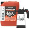 bio-chem Spray detergente per Barbecue 5L + spruzzatore di Schiuma