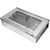 Elbe Trappola Multicattura per Topi Domestici (MUS Musculus), Trappola zincata Rettangolare per Cattura Piccoli roditori 27x16x5 cm, Color Argento, Modello Piccolo