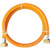 ZaTeChS Tubo per Gas Propan Butan 50cm (0,5m) | 30 Bar | Ø6,3mm | 21,8 Pollici LKS Attacco rapido | Fino a -30°C | Flessibile | per Campeggio, Barbecue a Gas