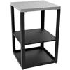 SOLEILUX Cucina Modulare per Esterno in Acciaio e Acciaio Inox - Vari Moduli componibili Fornello, Lavello, Barbecue, Piani - Componi la Tua Cucina (Modulo Piano con scaffale Aperto)