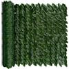 Palucart 3 siepi artificiali 1x3 m siepe da balcone artificiale edera 100x300 cm