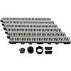 ScarMaxx 6m Canaletta scolo Acqua piovana A15 Altezza 60 mm - Griglia scolo Acqua piovana Set Completo 13 x 600 x 6 cm Acciaio Zincato