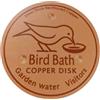Genérico Purifier Bath Disk - Copper Disk | 4-Inch Copper Bird Bath Purification Disk | Triangolare Copper Disk Bird Bath | Pure Copper Disk Algae Control | Indoor Outdoor Low Maintenance Cleaning Rou
