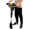 SuhoFutus Escavatore da giardino multifunzionale a 2 tempi, 1250W Scavatore ad alberi portatile a benzina con avviamento manuale, 6500 giri/min, utilizzato per scavo e ghiaia in giardini, fattorie, ecc