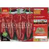 Orto Mio Piantine di Ortaggi in pack cubettato per la produzione famigliare disponibili in molte tipologie e varietà (Peperone corno rosso Alceste F1 6 piante)