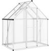 vidaXL Telaio Serra con Base Argento 169x114x195 cm in Alluminio